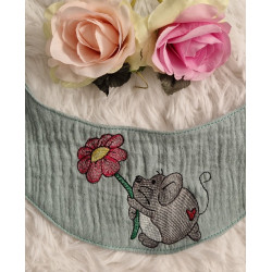 ADVENTSKALENDER 4. Dezember - Stickdatei - Maus Blume